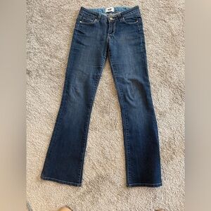 PAIGE Dark Blue Flare Jeans size 25-so cute on!!  EUC